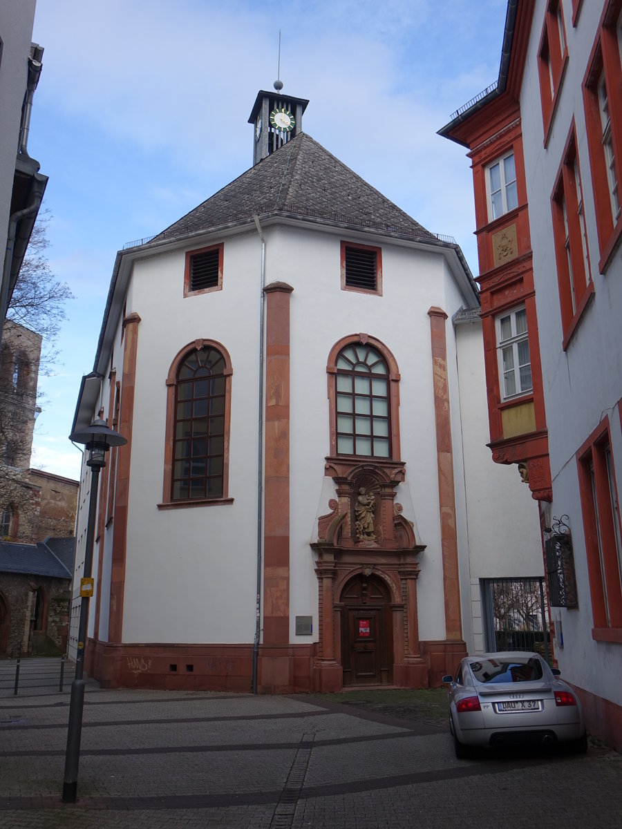 Mainz, Kapelle St. Josef, erbaut von 1715 bis 1718 durch Johannes Weydt (01.03.2020)