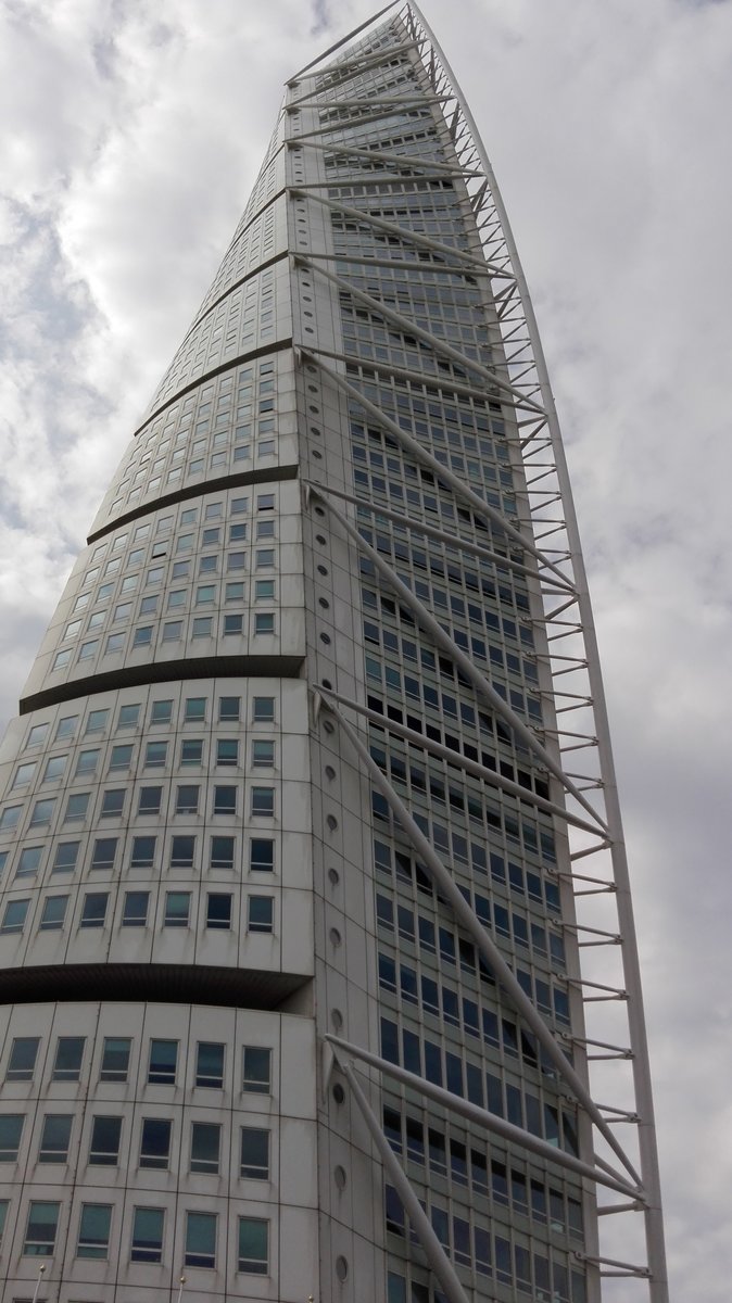 Malm. Der Wolkenkratzer Turning Torso des Architekten ‎Santiago Calatrava. Aufgenommen am 28.05.2016.