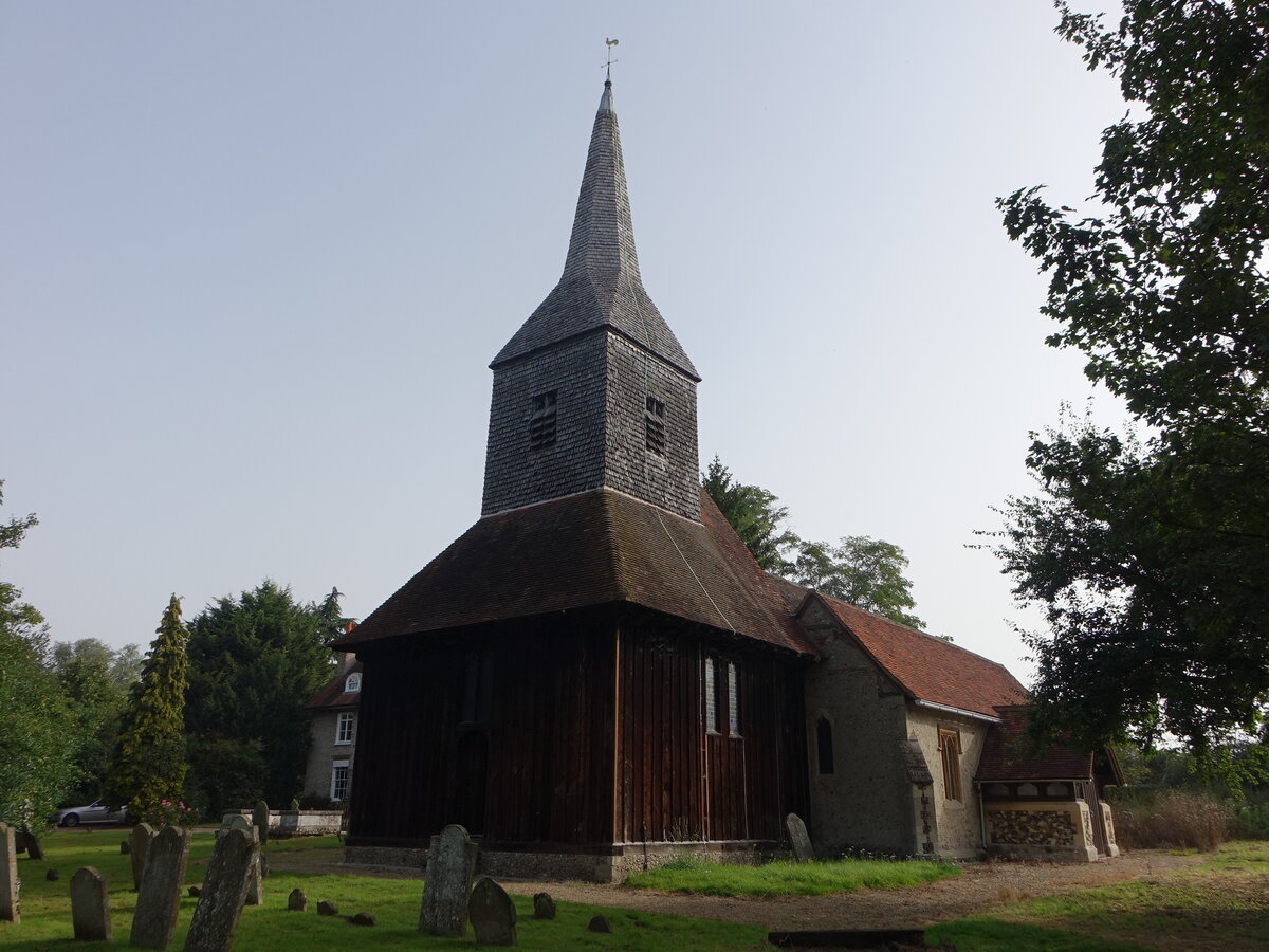 Margaretting, Pfarrkirche St. Margaret, erbaut im 15. Jahrhundert (06.09.2023)