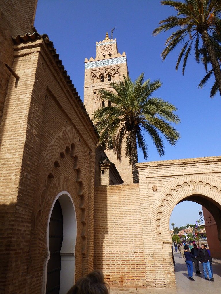 Marrakesch, die Koutoubia-Moschee. 24.12.2014