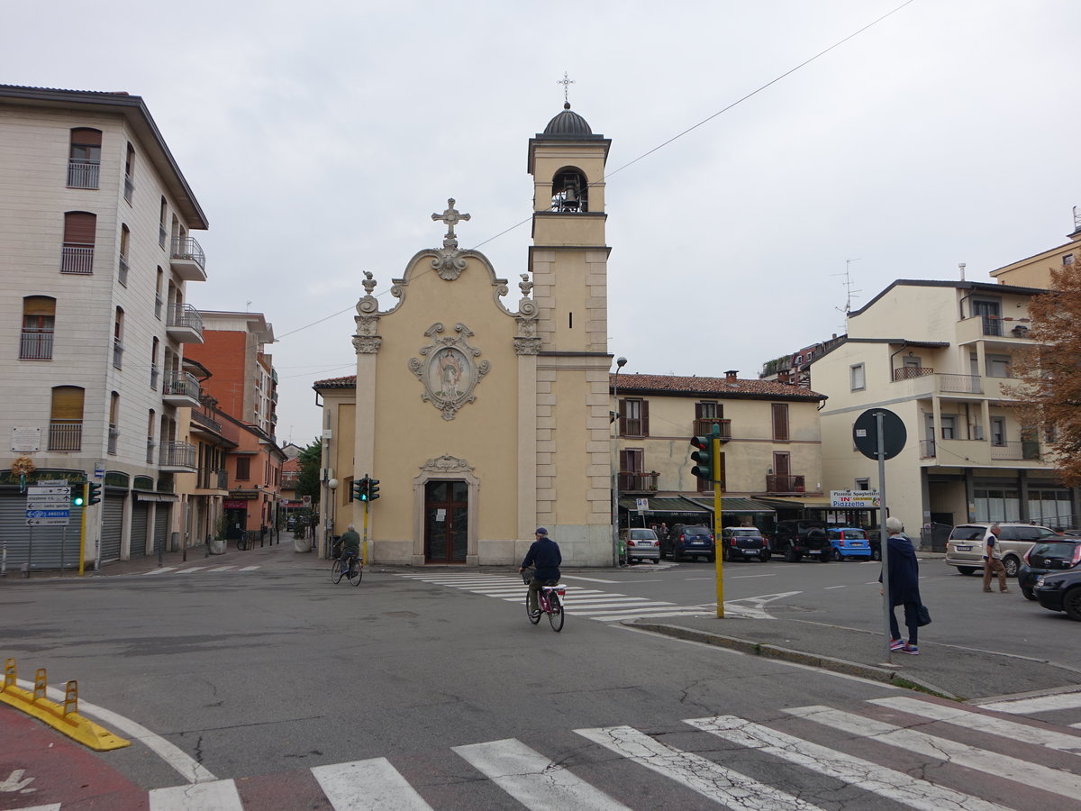 Melegnano, Kirche San Rocco an Piazza IV Novembre (01.10.2018)