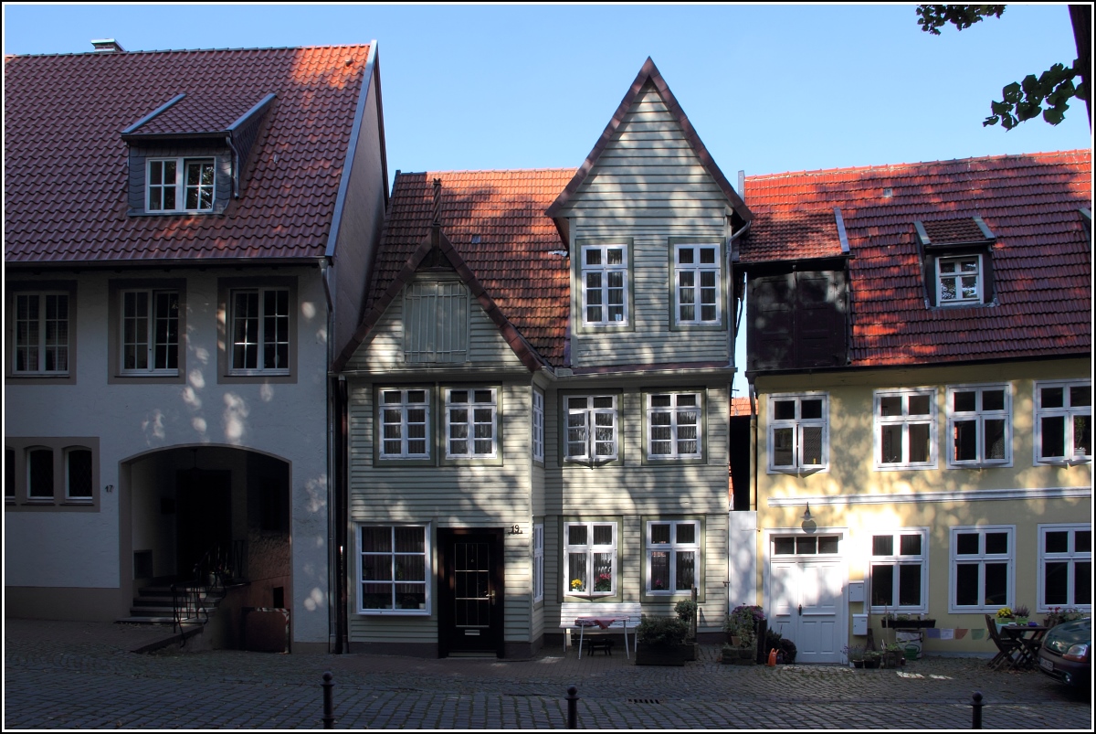 MelleBuer. Gebäude am Kirchplatz. 18.09.2014 Staedtefotos.de