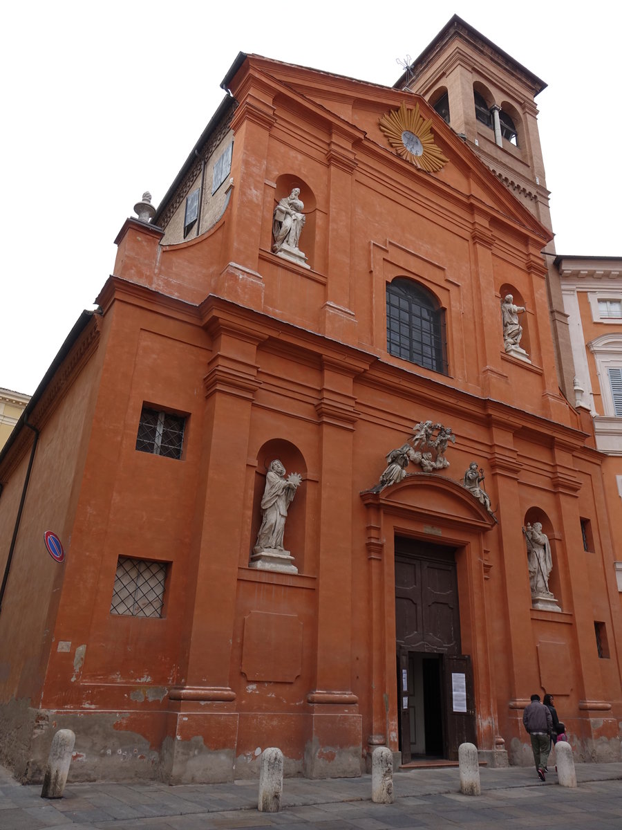 Modena, St. Barnaba Kirche, erbaut im 17. Jahrhundert (09.10.2016)