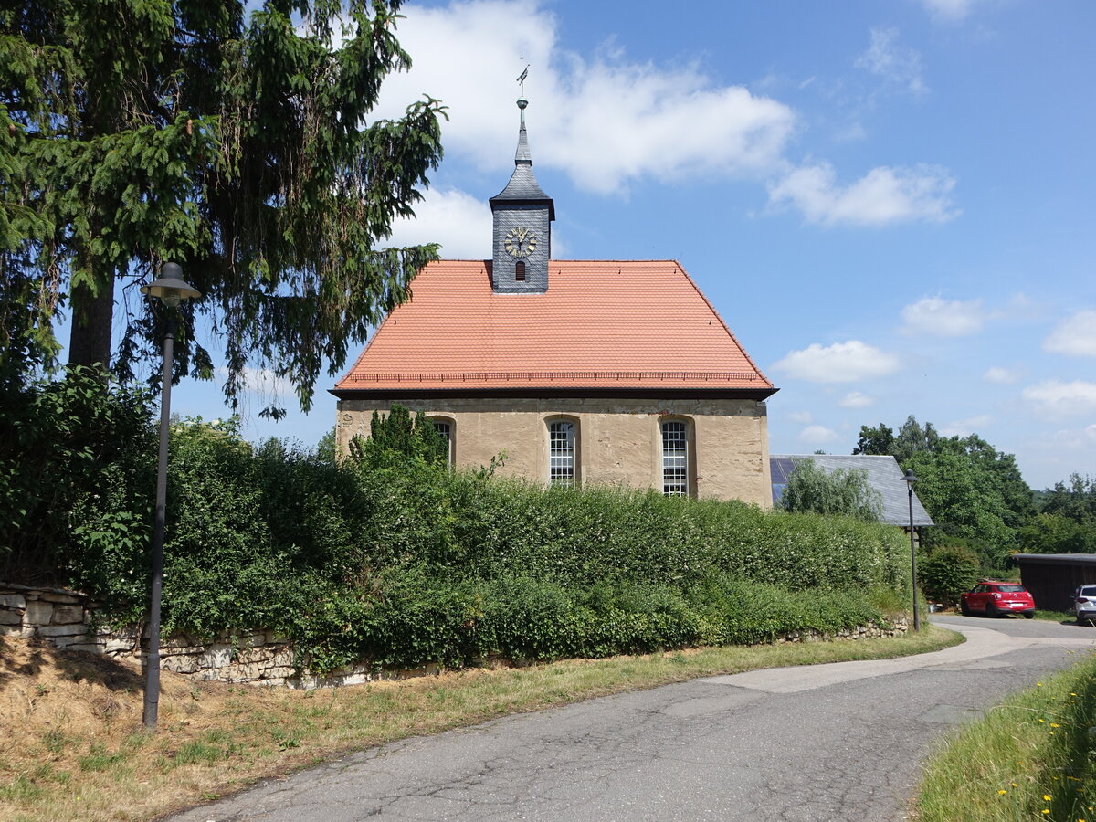 Mohlis, evangelische Kirche, erbaut 1680, saniert 2003 (24.06.2023)