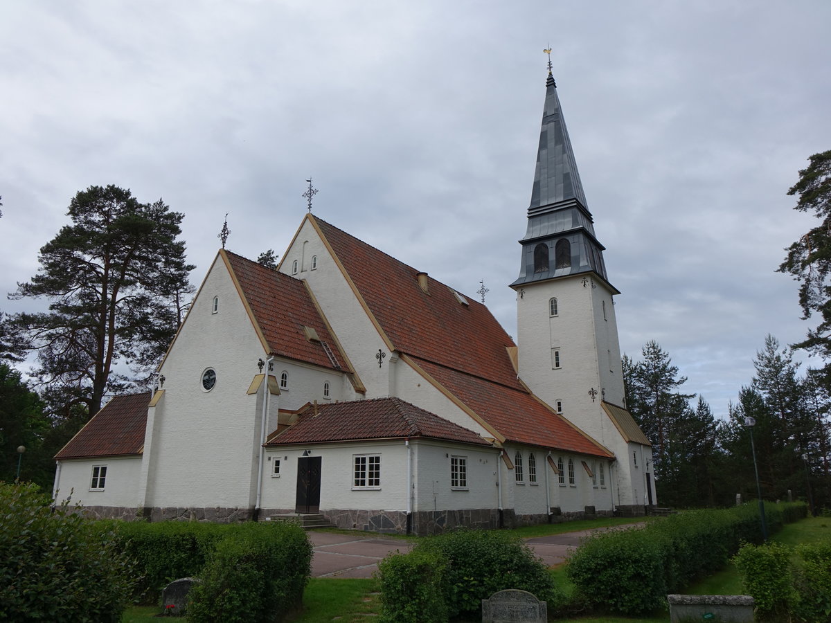 Munkfors, Ev. Kirche, erbaut 1920 durch Architekt Bror Almquist (18.06.2016)