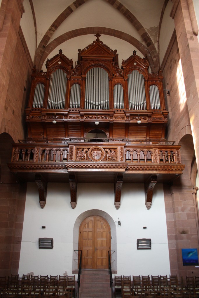 Murbach, Rinckenbach von Ammerschweier Orgel der Abteikirche St. Leodegar (05.10.2014)