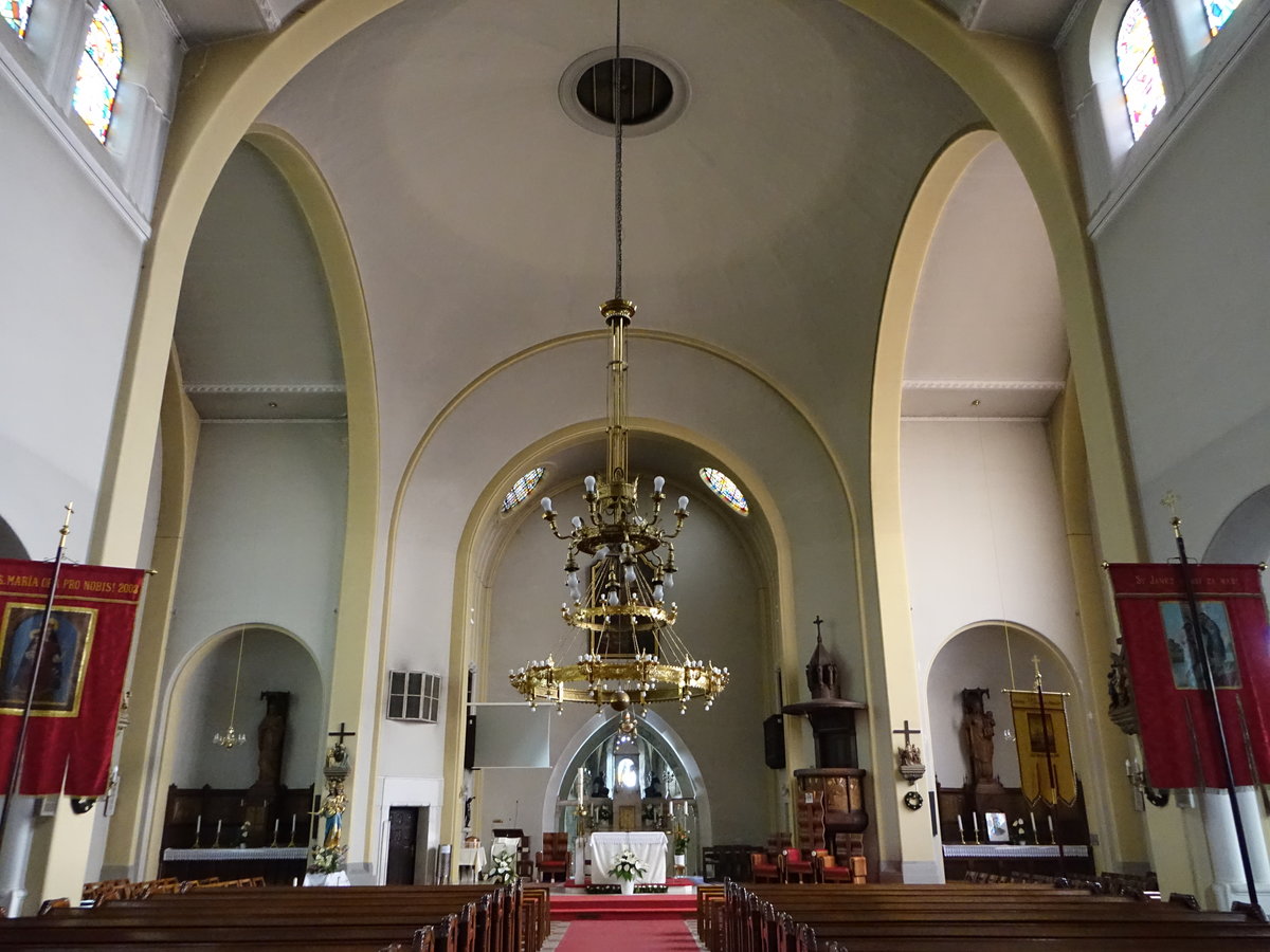 Murska Sobota, Innenraum der kath. St. Nikolaus Kirche (04.05.2017)