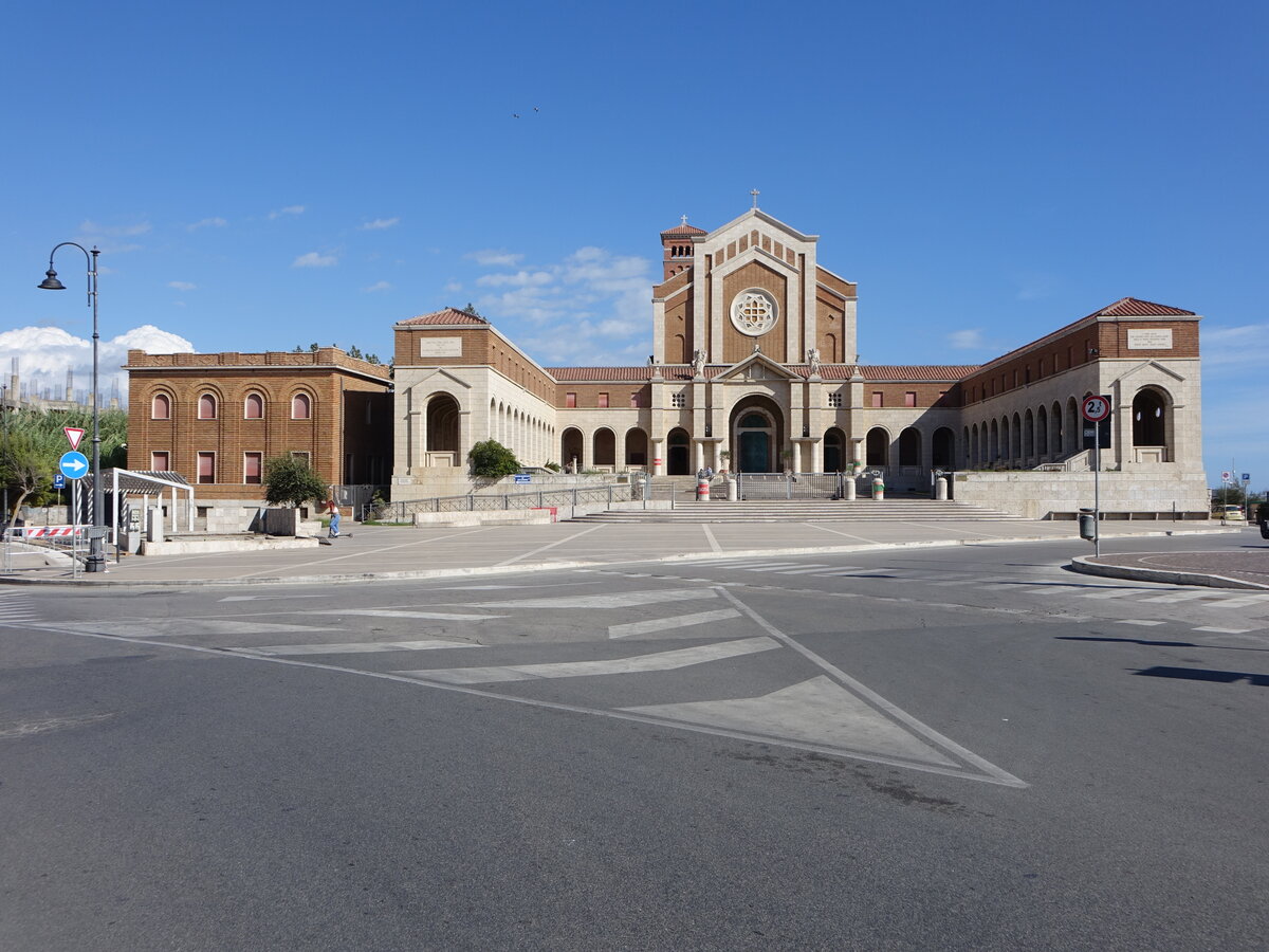 Nettuno, Santuario di Santa Maria Goretti an der Piazzale San Rocco (20.09.2022)