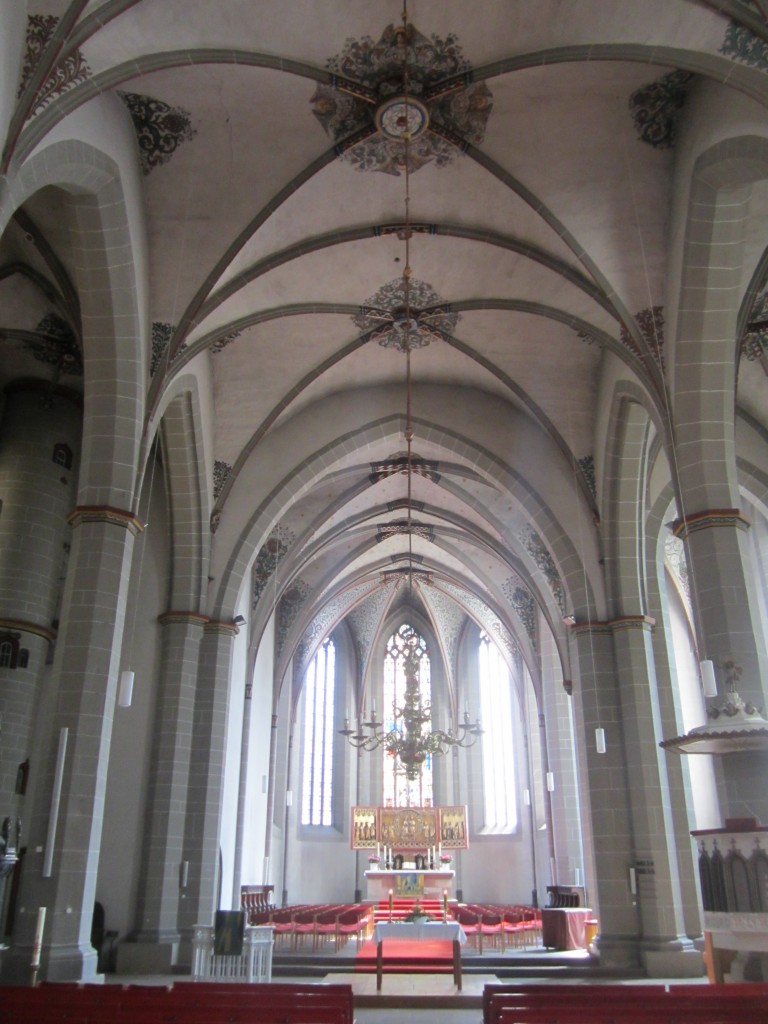 Northeim, Chor der St. Sixti Kirche mit Kreuzrippengewlbe (15.07.2013)