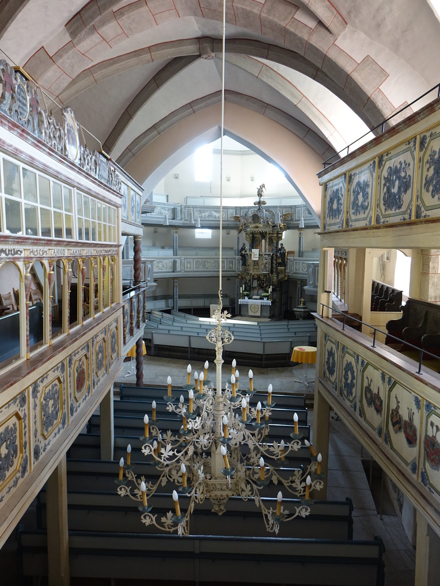 Oberkotzau, Innenraum der Ev. Pfarrkirche St. Johannes (21.04.2018)