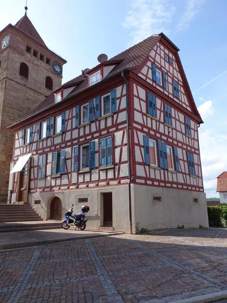 tisheim, Pfarrhaus in der Kirchgasse (30.05.2015)