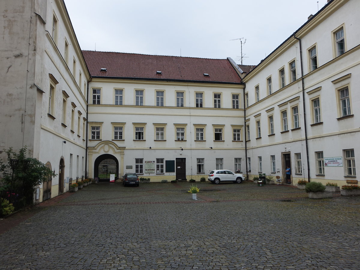Olomouc / lmtz, Innenhof des Dominikanerkloster (03.08.2020)