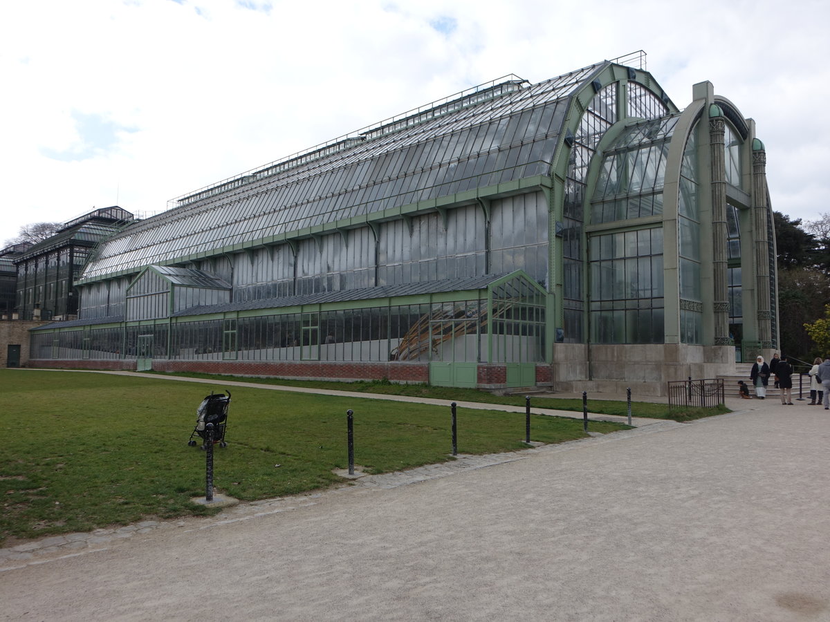 Paris, Gewchshaus Le Grande Serres im Jardin de Plantes (01.04.2018)