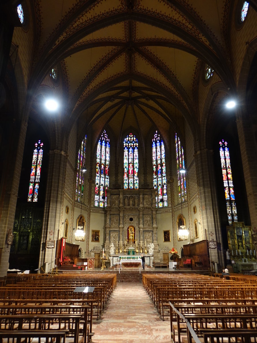 Perpignan, gotischer Chor der Kathedrale Sant Joan Baptista (30.09.2017)
