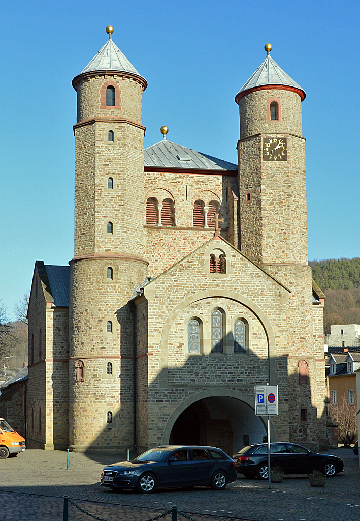 Pfarrkirche St. Chrysanthus und Darius-Stiftskirche in Bad Mnstereifel - 31.01.2014