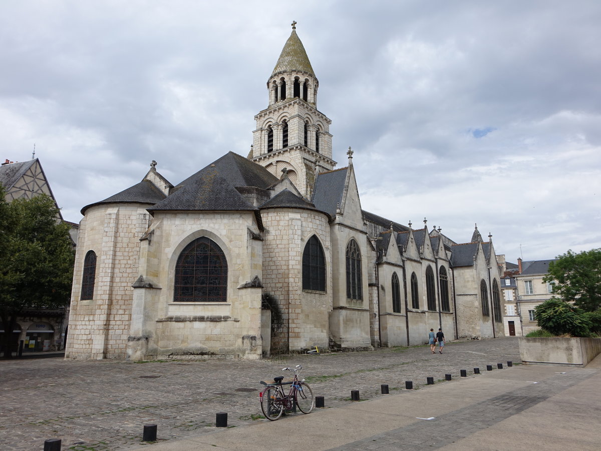Poitiers, Kirche Notre-Dame la Grande, erbaut im 11. Jahrhundert (09.07.2017)