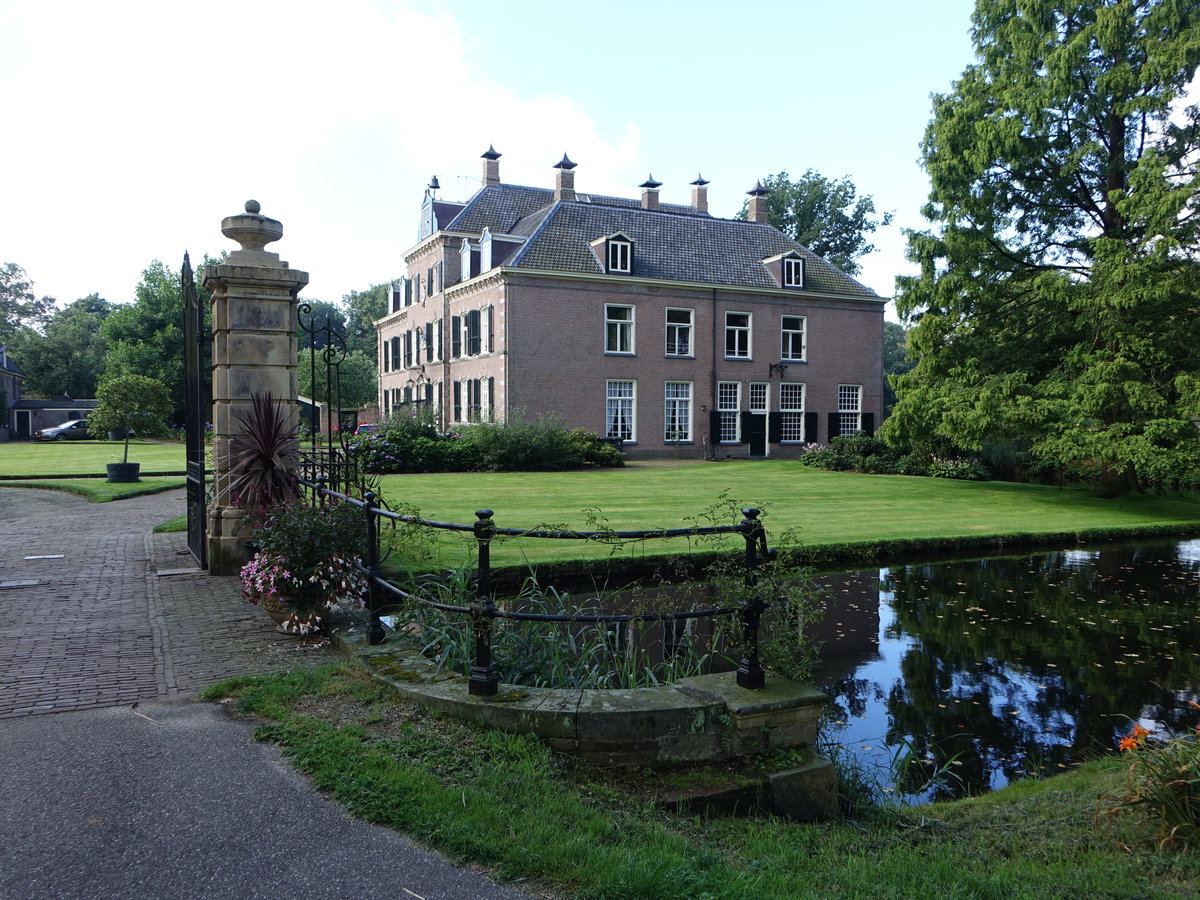 Raalte, Kasteel Schoonheten, Herrenhaus erbaut im 17. Jahrhundert (23.07.2017)