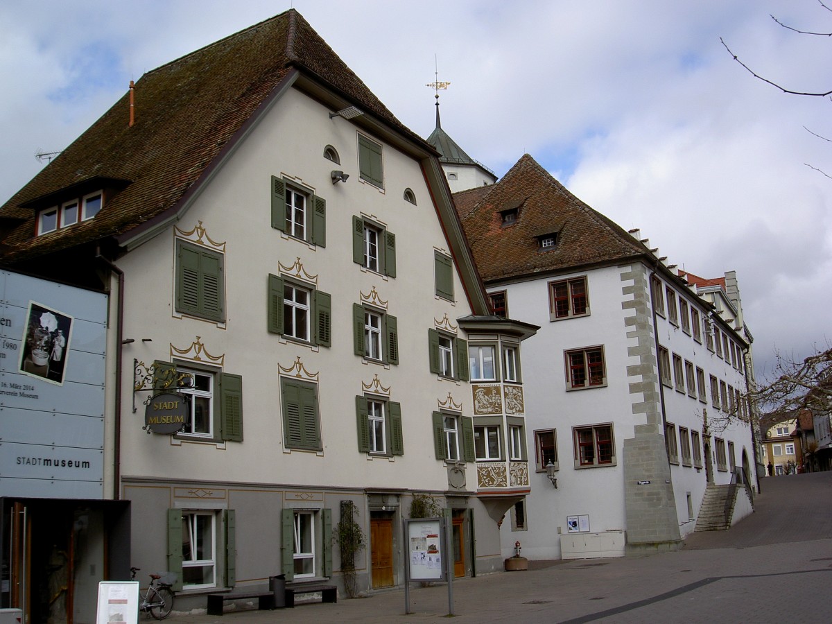 Radolfzell, Stadtmuseum und Amtsgericht an der Seetorstrae (23.02.2014)