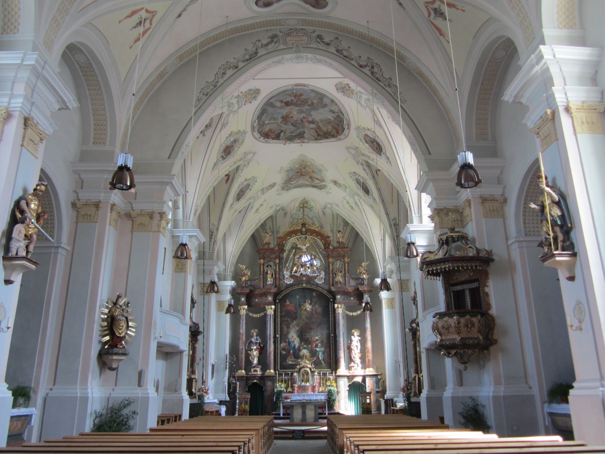 Rauris, Hochaltar der St. Jakobus Kirche (01.08.2014)