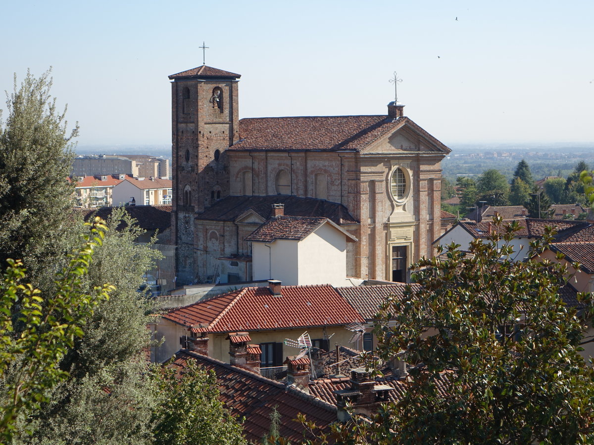 Rivoli, Pfarrkirche St. Martino, erbaut im 13. Jahrhundert (04.10.2018)
