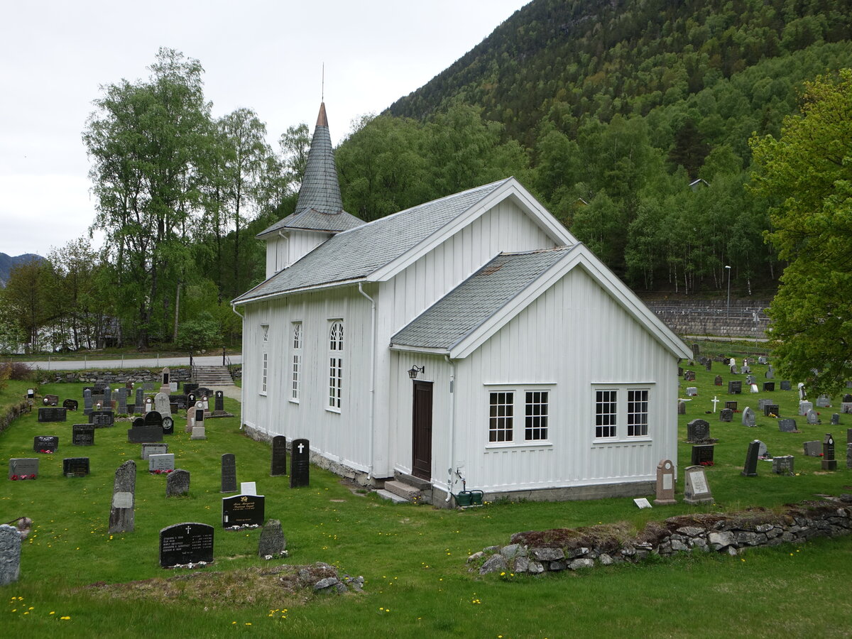 Rjukan, evangelische Dal Kirche, erbaut 1775 (27.05.2023)