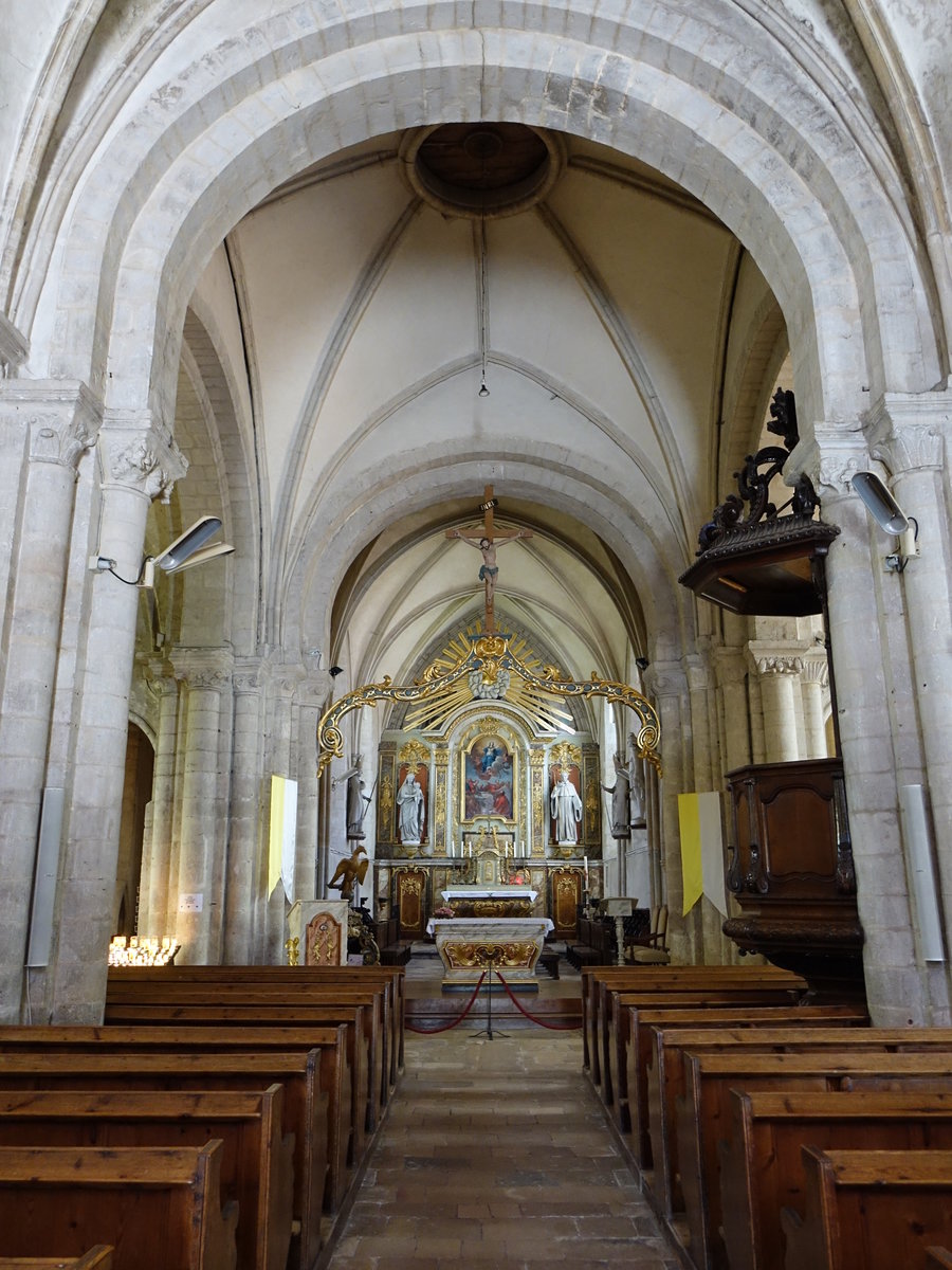 Sainte-Mere Eglise, Chor der Kirche Notre Dame Kirche (13.07.2016)