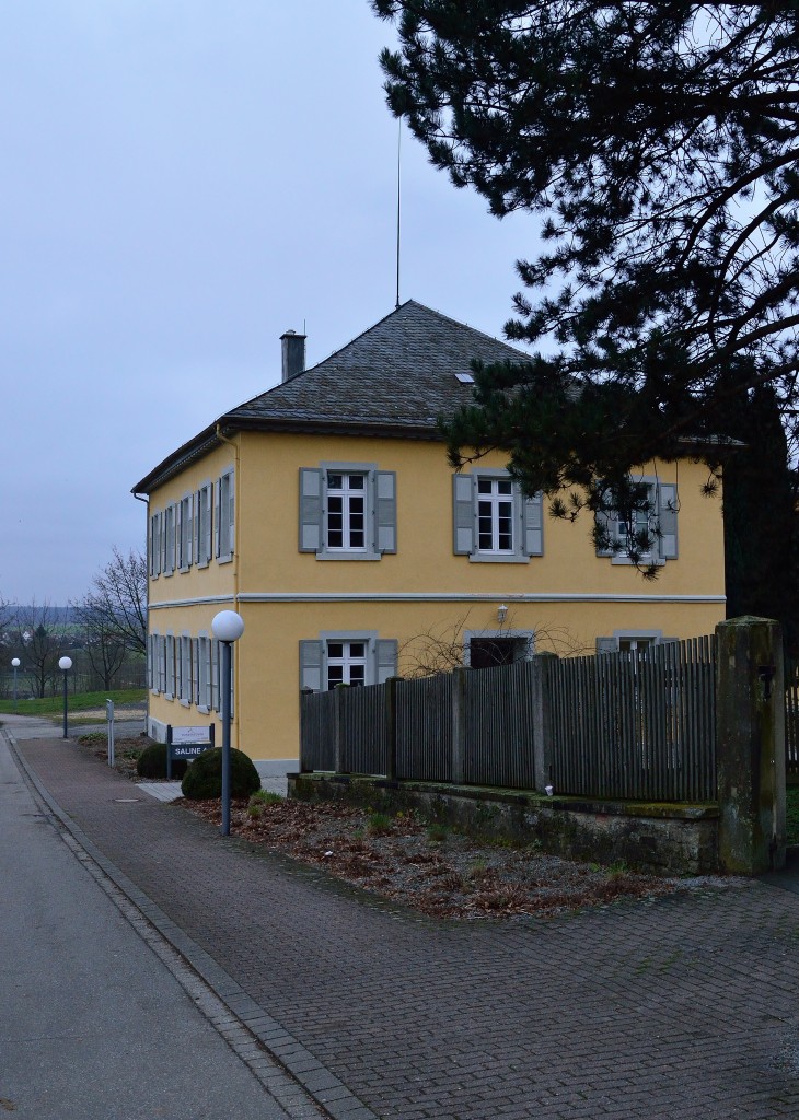 Salinenhaus im Kurpark in Bad Rappenau. 18.1.2014
