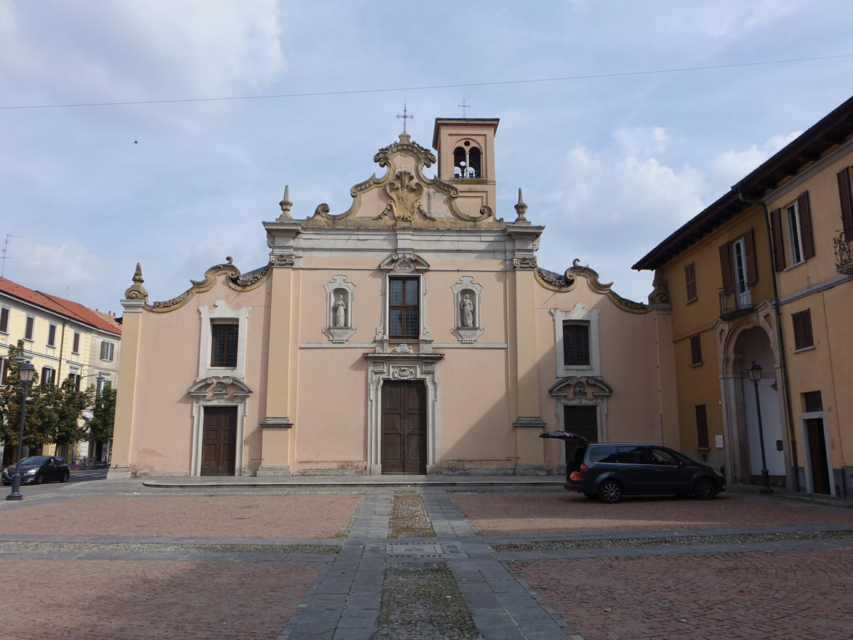 Saronno, Kirche San Francesco d’Assisi, erbaut von 1297 bis 1498 (22.09.2018)