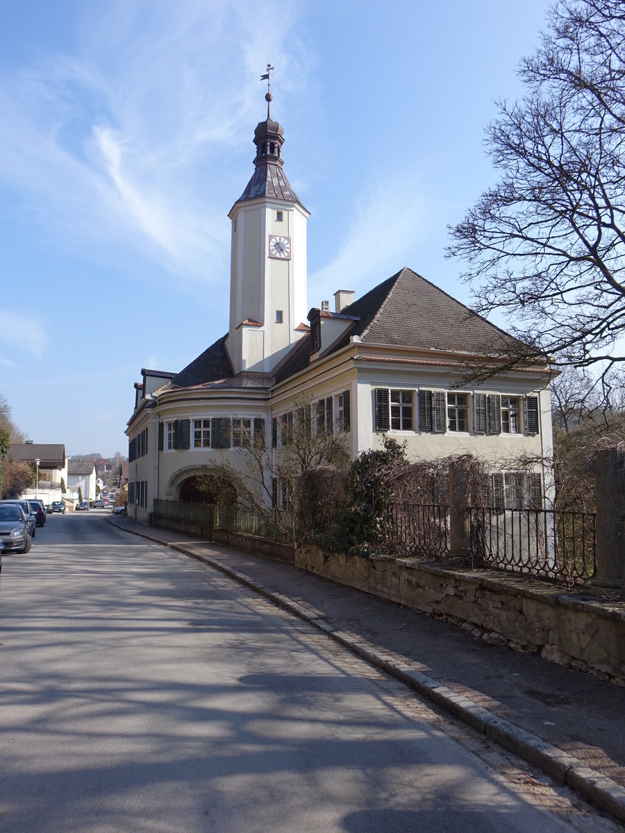 Schloss Etterzhausen, erbaut von den von den Rittern von Etterzhausen (25.03.2018)