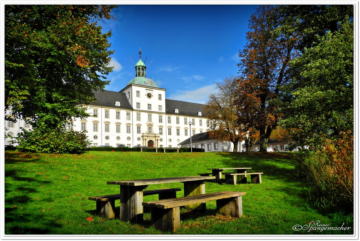 Schloss Gottorf in Schleswig an der Schlei, im Herbst. Oktober 2017