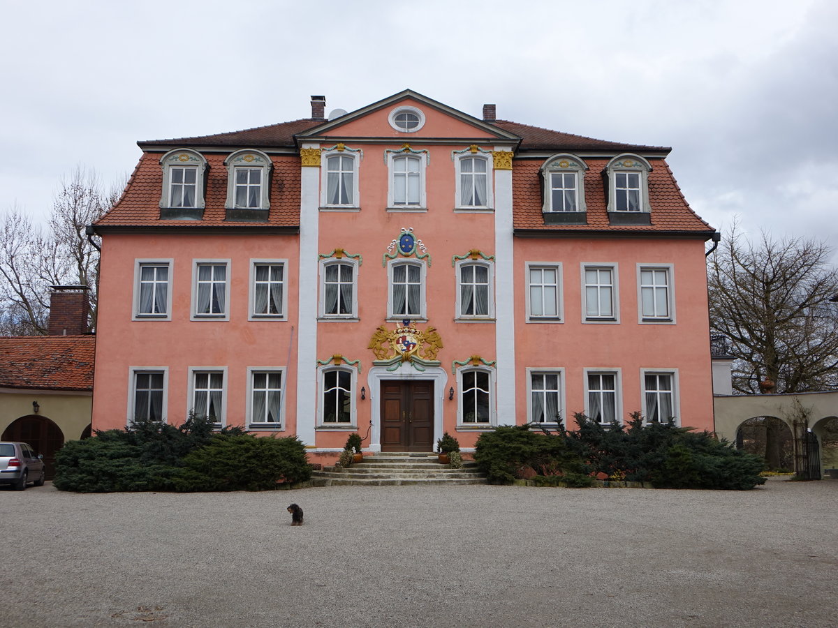 Schloss Mrlach, erbaut bis 1775 durch  Christoph Adam Carl von Imhoff (05.03.2017)