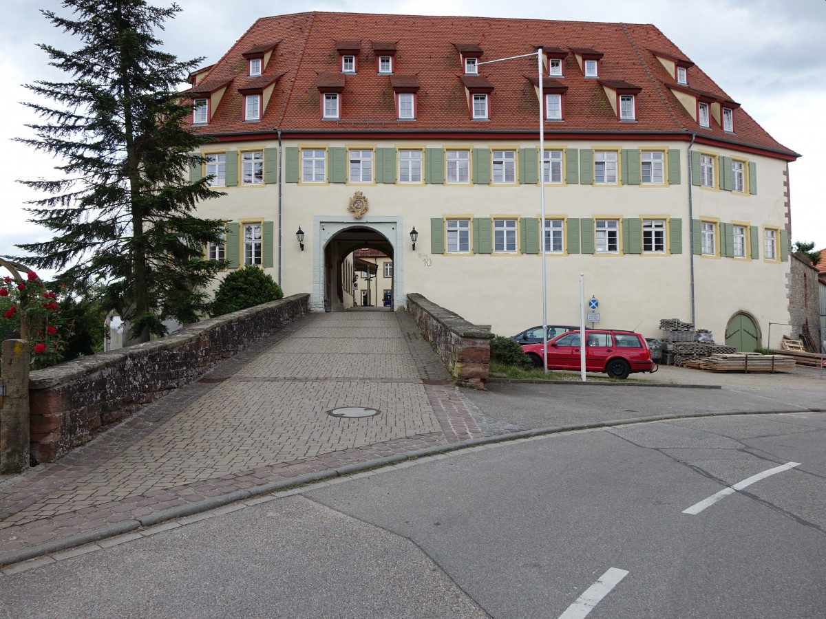 Schloss Unterwisheim, ehem. Pfleghof des Zisterzienserklosters Maulbronn (30.05.2015)