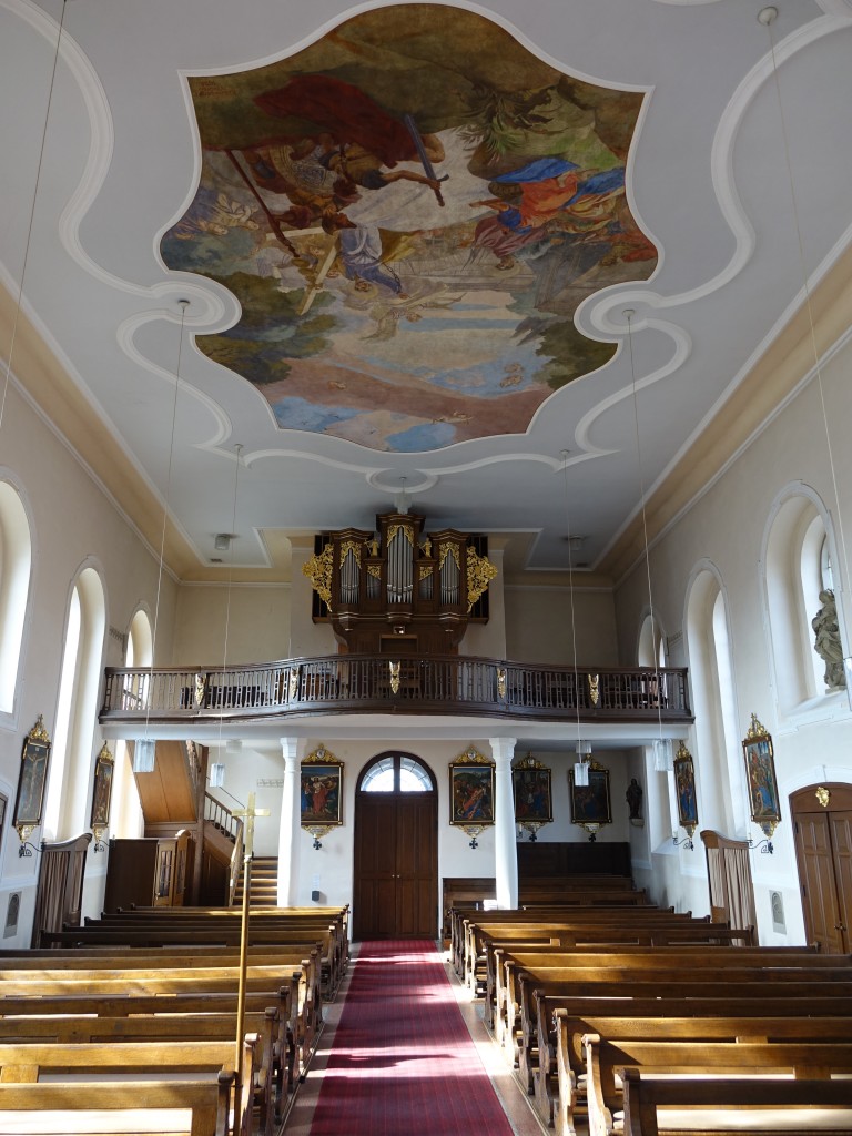 Seinsheim, Innenraum der St. Peter und Paul Kirche (09.03.2015)