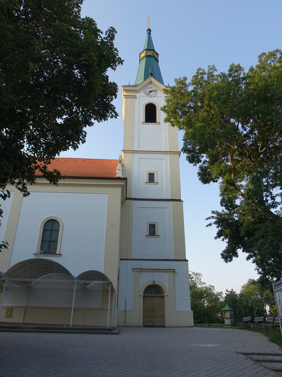 Senec / Wartberg, Pfarrkirche St. Michael, erbaut im 16. Jahrhundert (29.08.2019)