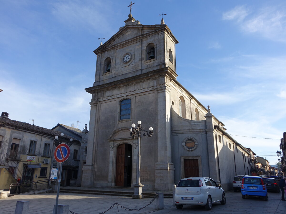 Serra San Bruno, Pfarrkirche St. Maria Assunta in Cielo, erbaut 1799 (09.04.2024)