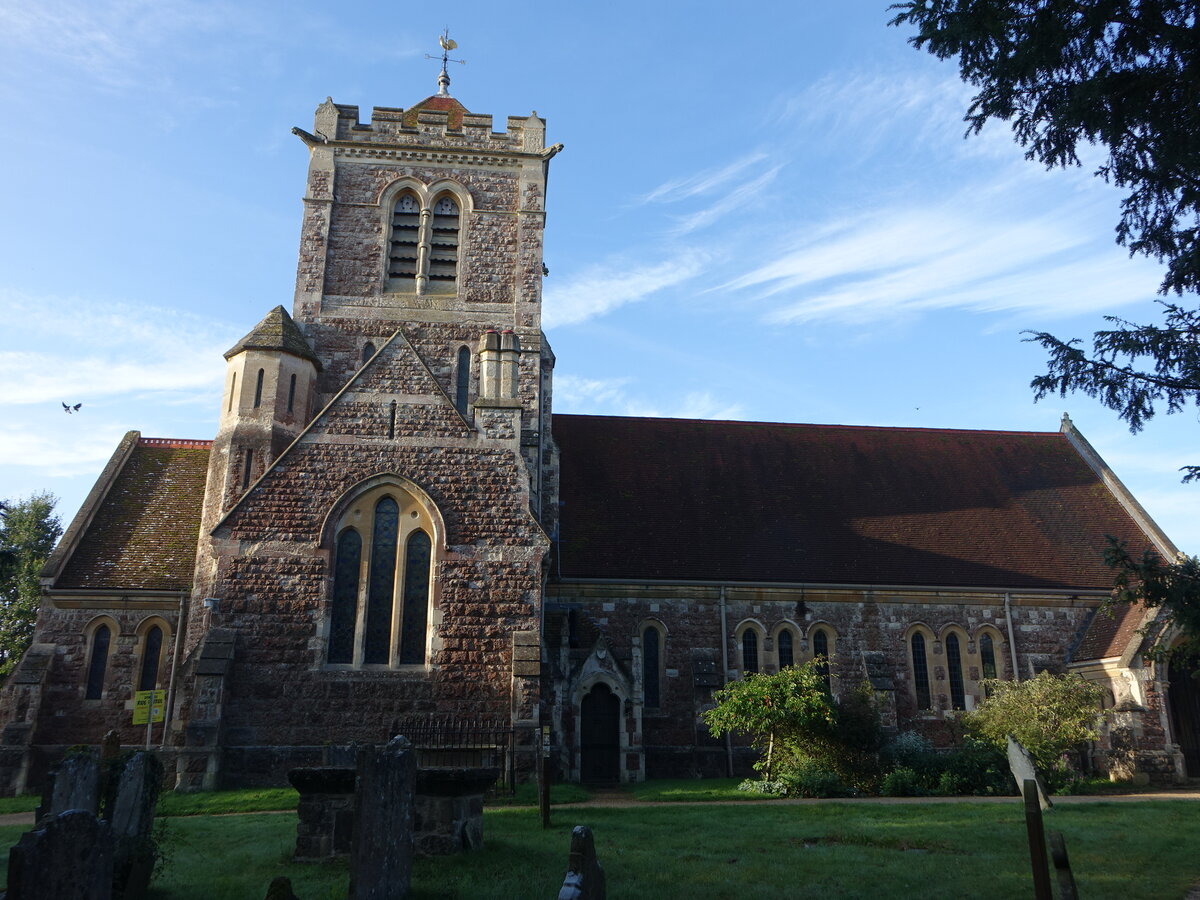 Shipbourne, Pfarrkirche St. Giles, erbaut ab 1314 (03.09.2023)