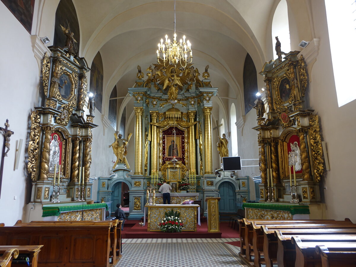 Sieradz, barocke Altre in der Dominikanerkirche St. Stanislaw (13.06.2021)