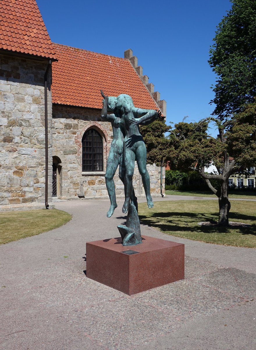 Simrishamn, Skulptur Die Schwestern von Carl Milles (11.06.2016)