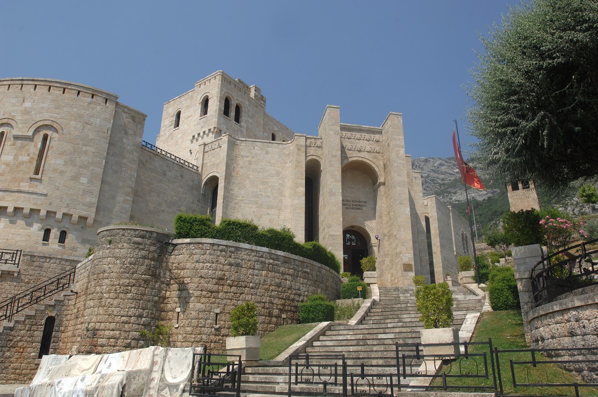 Skanderbeg Museum in Kruj. Aufnahmedatum: 8. Juli 2012.