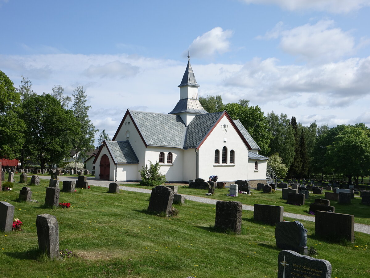 Skedsmo, Friedhofskapelle an der Vestvollveien Strae (01.06.2023)