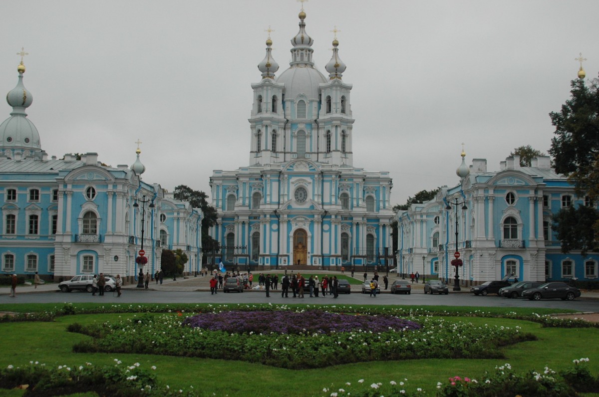 Smolnyj - Kloster in Sankt Petersburg, Gesehen im September 2010