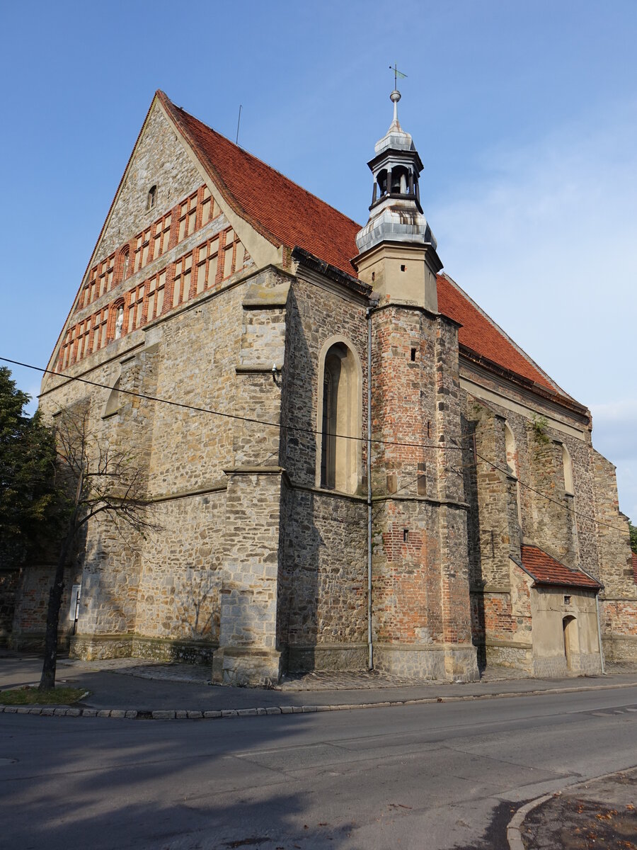Sobotka / Zobten, sptgotische St. Anna Kirche, erbaut im 16. Jahrhundert (11.09.2021)