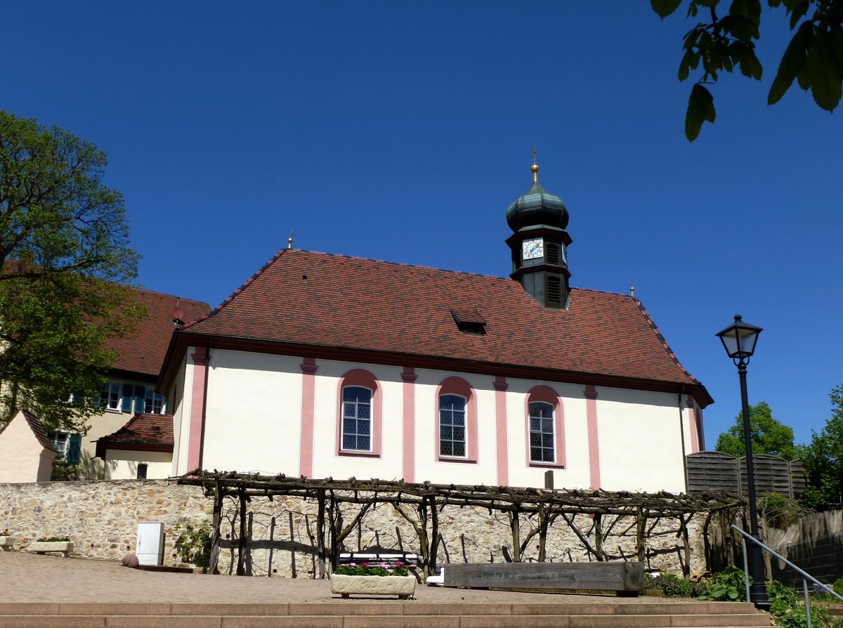 Slden bei Freiburg, die ehemalige Klosterkirche St.Fides und Markus, Mai 2013