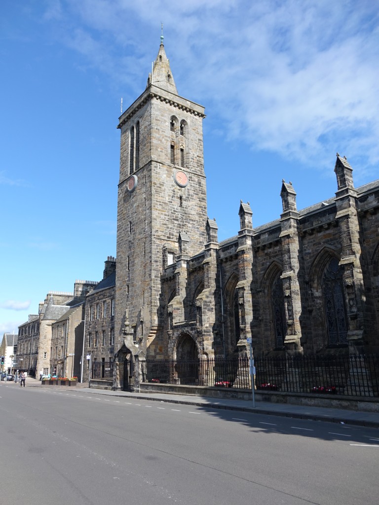 St. Andrews, St. Salvator Chapel der Universitt an der North Street (09.07.2015)