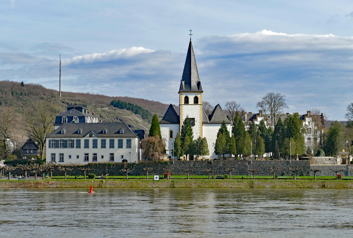 St. Pantaleon-Kirche in Unkel am Rhein - 23.03.2020