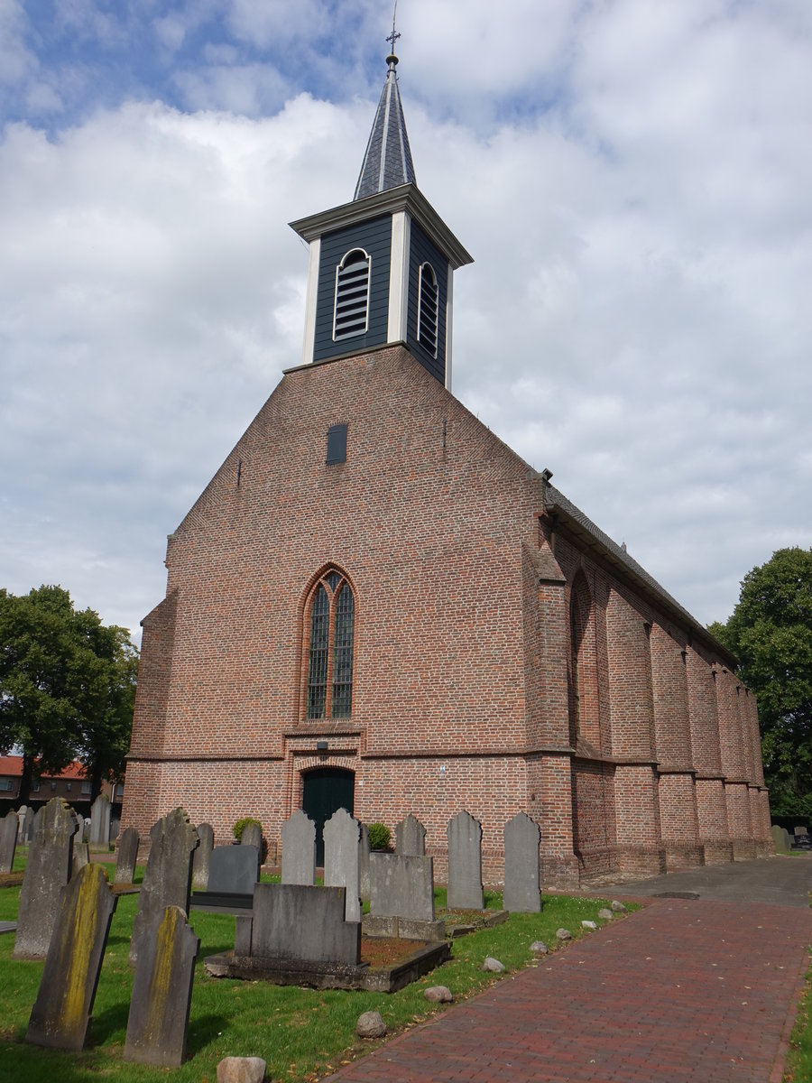 Steenwijkerwold, sptgotische niederl. Ref. Kirche, erbaut im 15. Jahrhundert (24.07.2017)