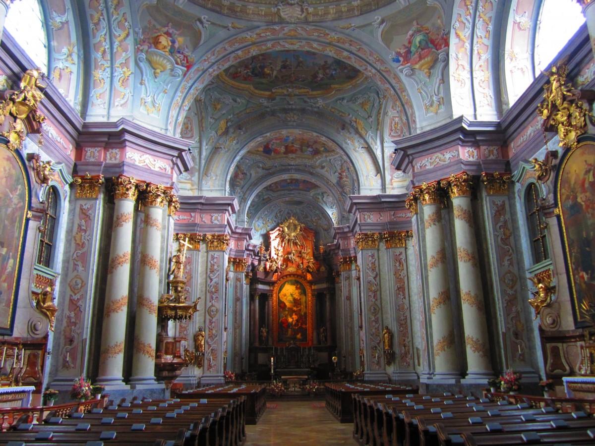 Stift Herzogenburg, Stiftskirche St. Stephanus, Altre von Johann Joseph Resler (20.04.2014)