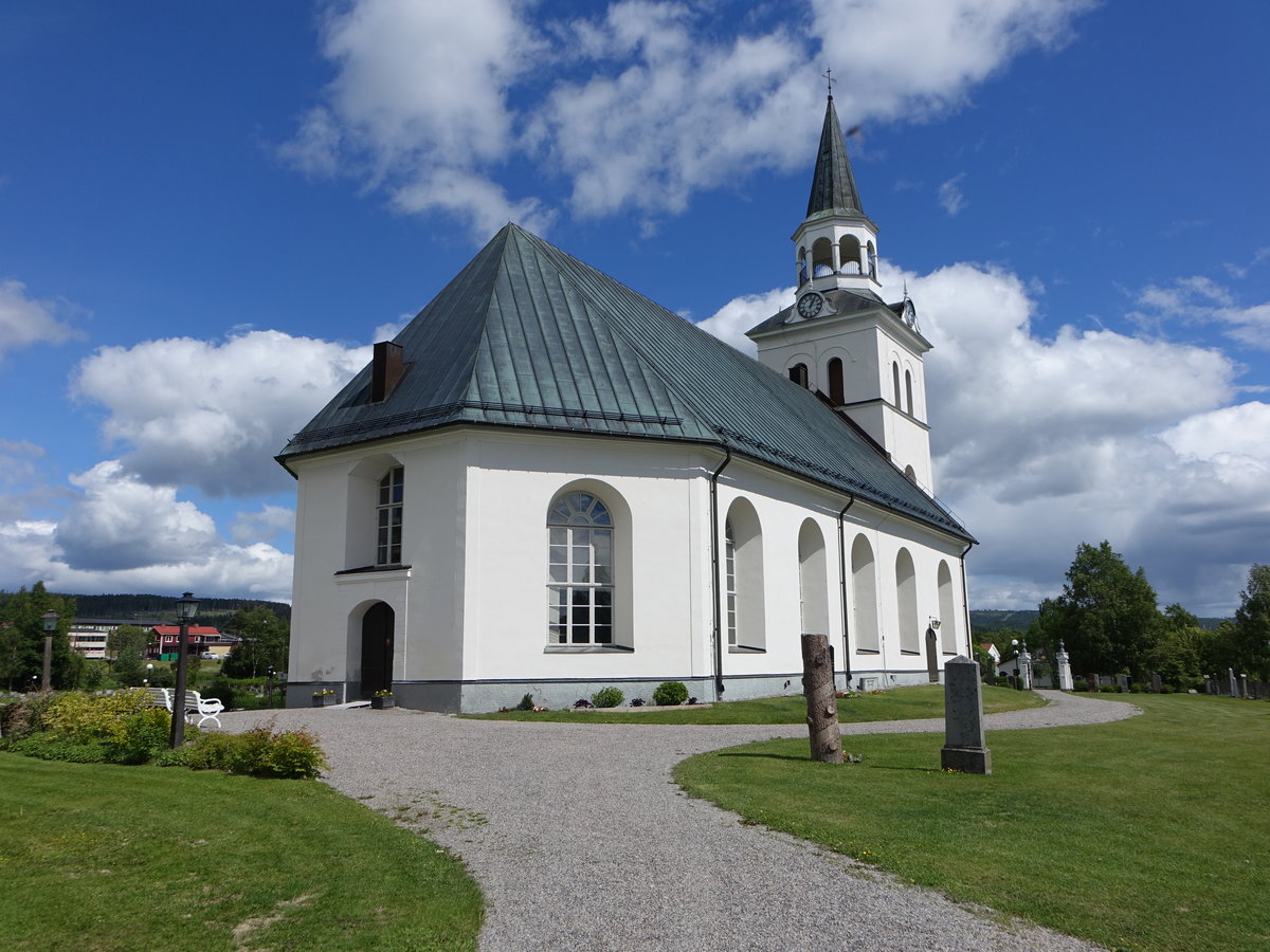 Stde, Ev. Kirche, erbaut von 1757 bis 1759 durch Olaf Romberg, Kirchturm von 1881 (20.06.2017)