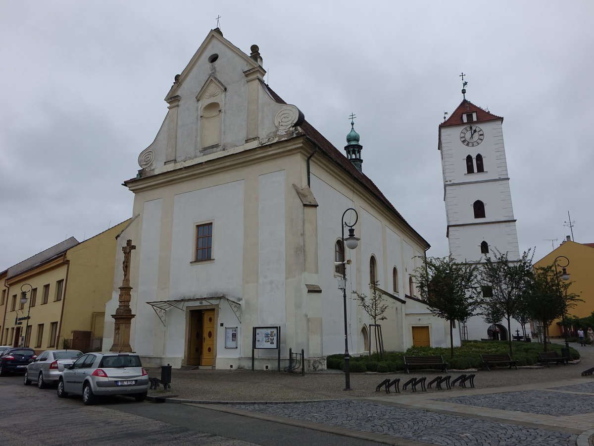 Straznice / Stranitz, Pfarrkirche St. Martin, erbaut von 1720 bis 1725 (04.08.2020)