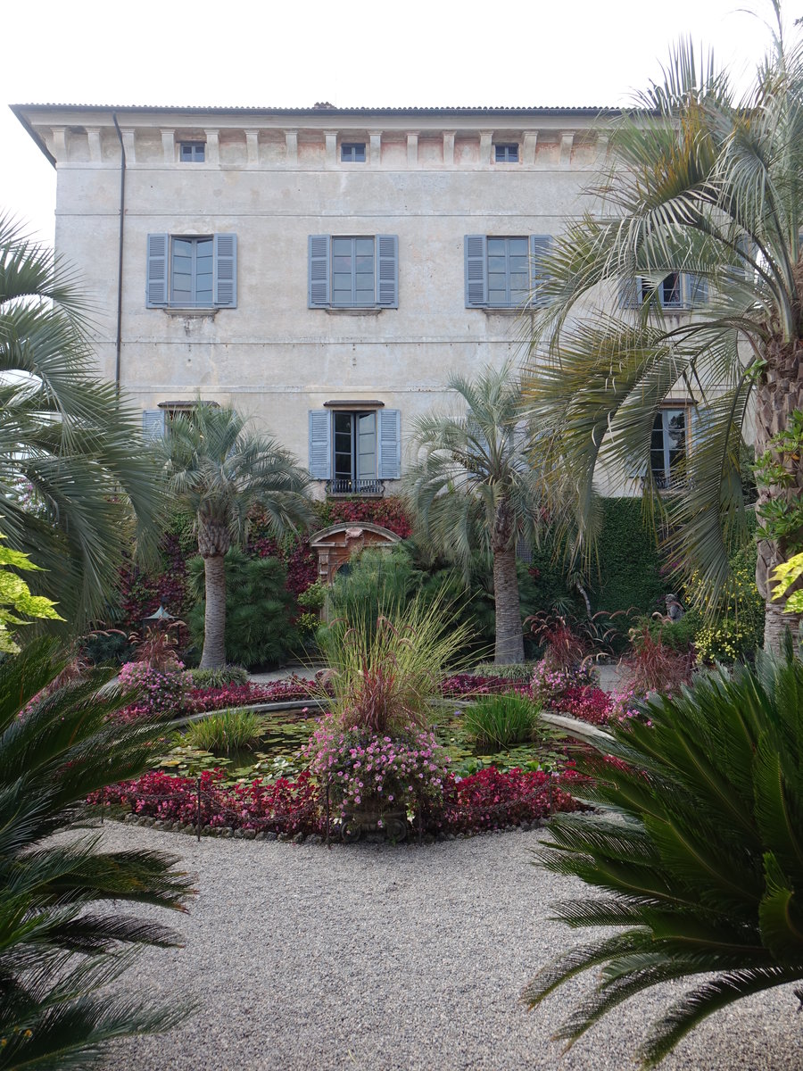 Stresa, Palazzo Madre auf der Isola Madre, erbaut im 16. Jahrhundert (06.10.2019)